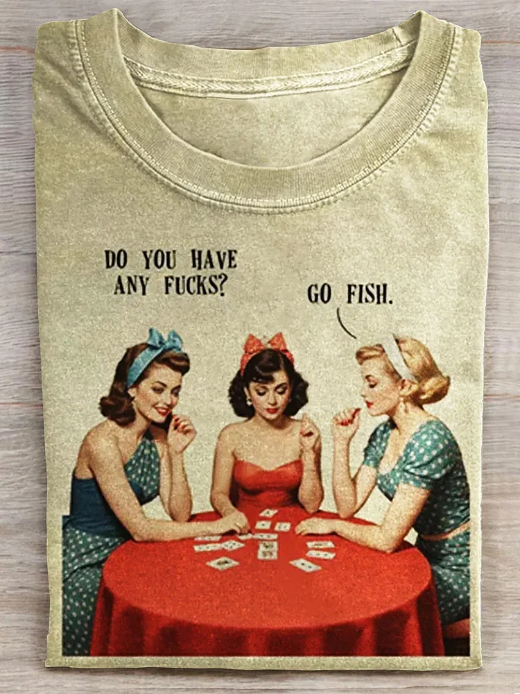 Teecade Teecade Retro Three Women T-shirt
