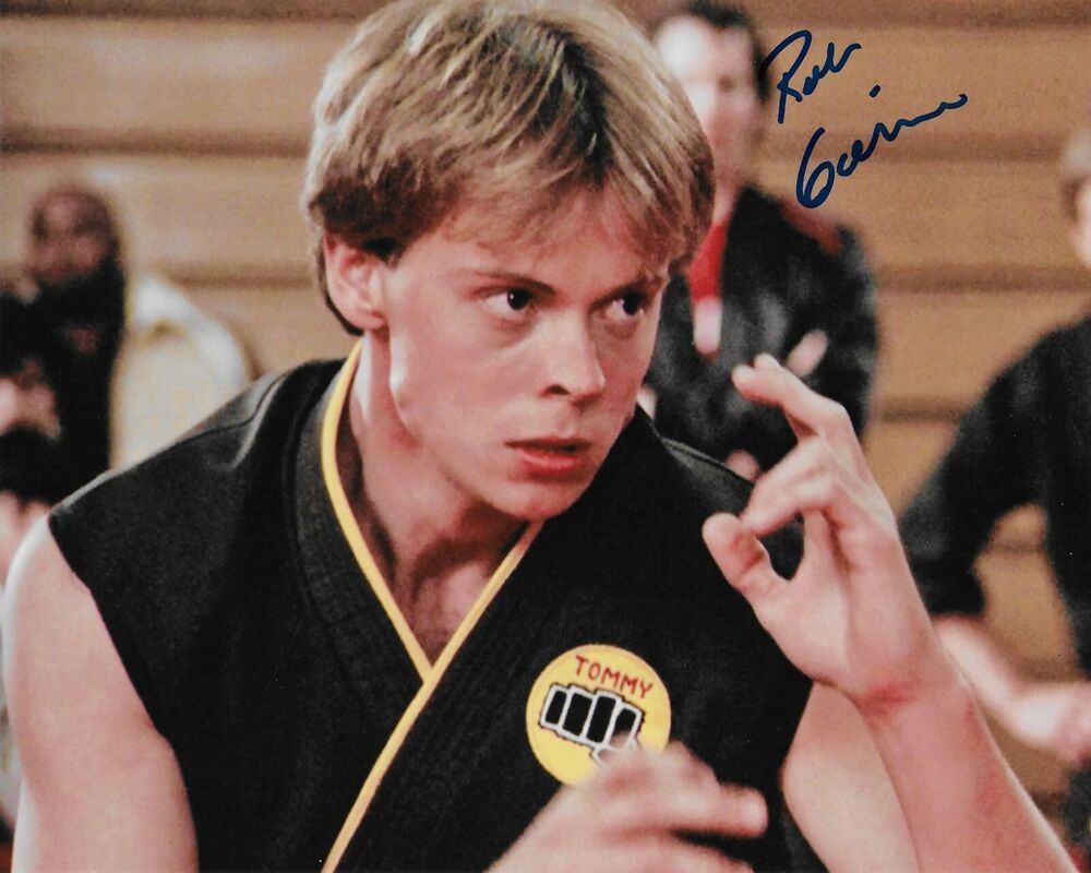 Rob Garrison (1960-2019) Karate Kid Original Autographed 8X10 Photo Poster painting #4