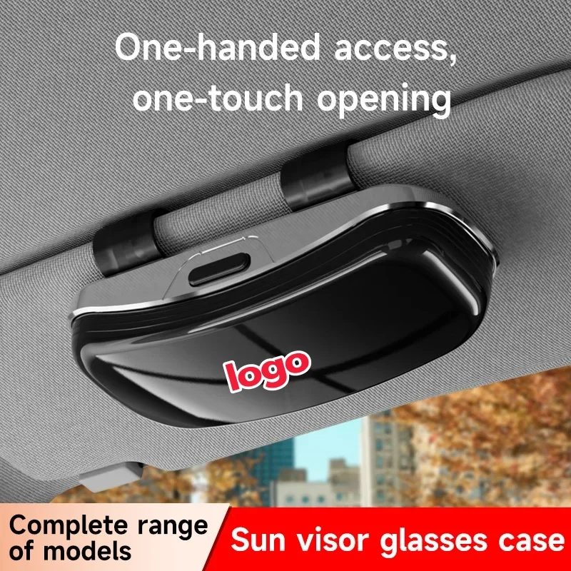 Car sunglasses case, car glasses case storage box, glasses frame, sun visor, glasses clip, sunglasses