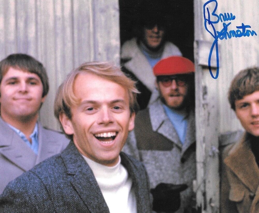 * BRUCE JOHNSTON * signed 8x10 Photo Poster painting * THE BEACH BOYS * * 3