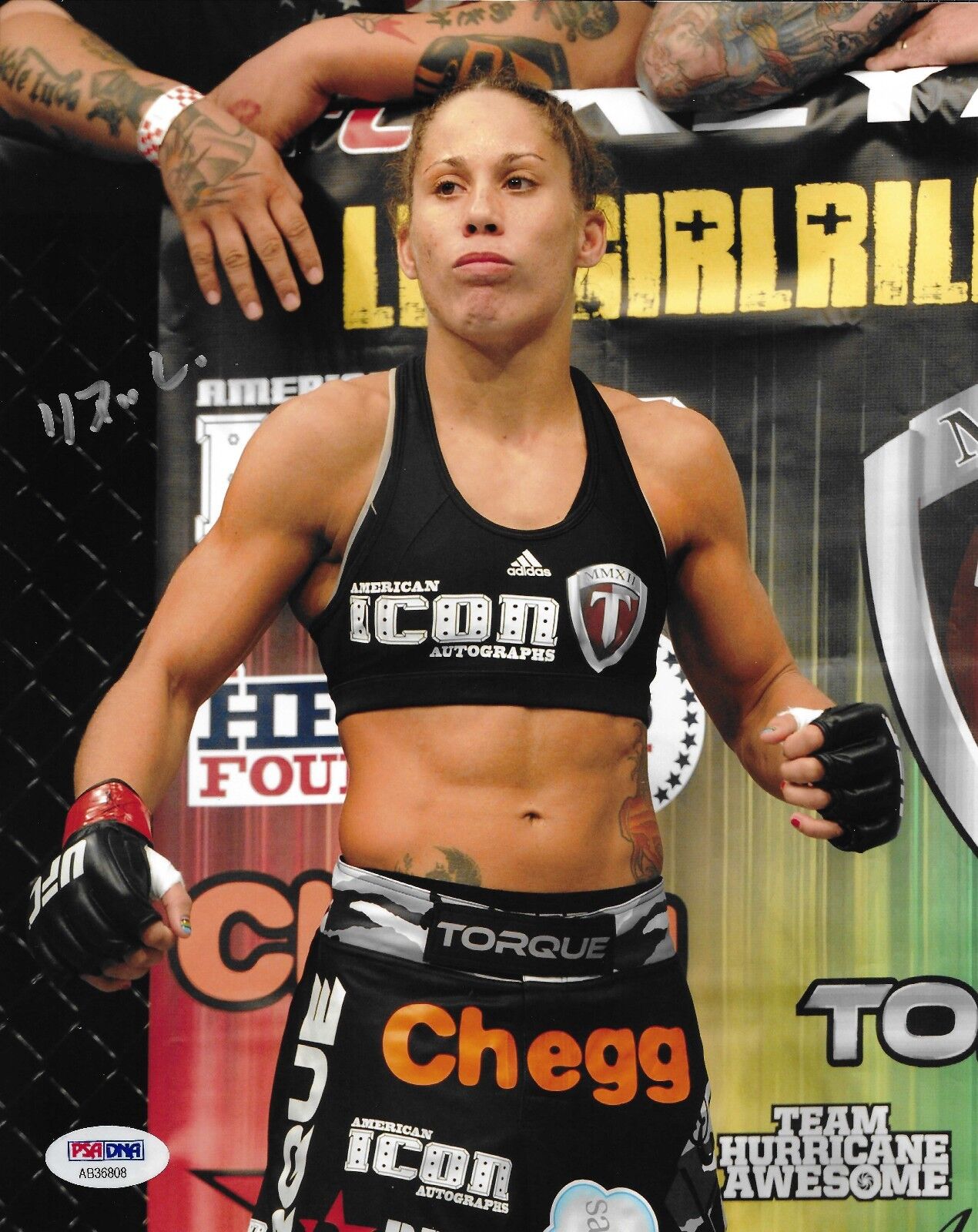 Liz Carmouche Signed 8x10 Photo Poster painting PSA/DNA 157 UFC on Fox 8 11 Picture Autograph 3