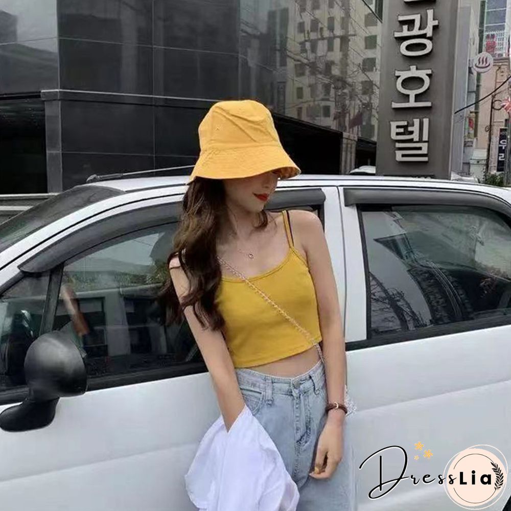 New Fashion Women Black Gray Sexy Solid Camis Crop Top Female Casual Tank Tops Vest Sleeveless Cool Streetwear Club High Street