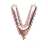 20PCS English Letters 16" Aluminum Film Golden Silver Rose Gold Balloons Birthday Party Decor