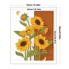Flower-11CT Stamped Cross Stitch Silk Thread 50*60cm/19.69*23.62in(Big Size)