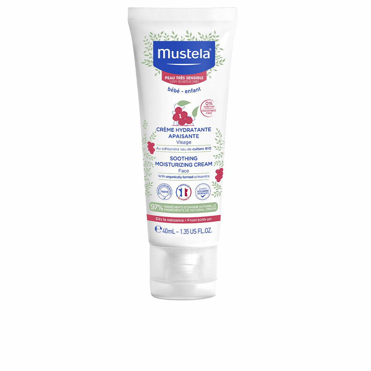 Hydrating Facial Cream for Babies Mustela Ni&ntilde;o 40 ml