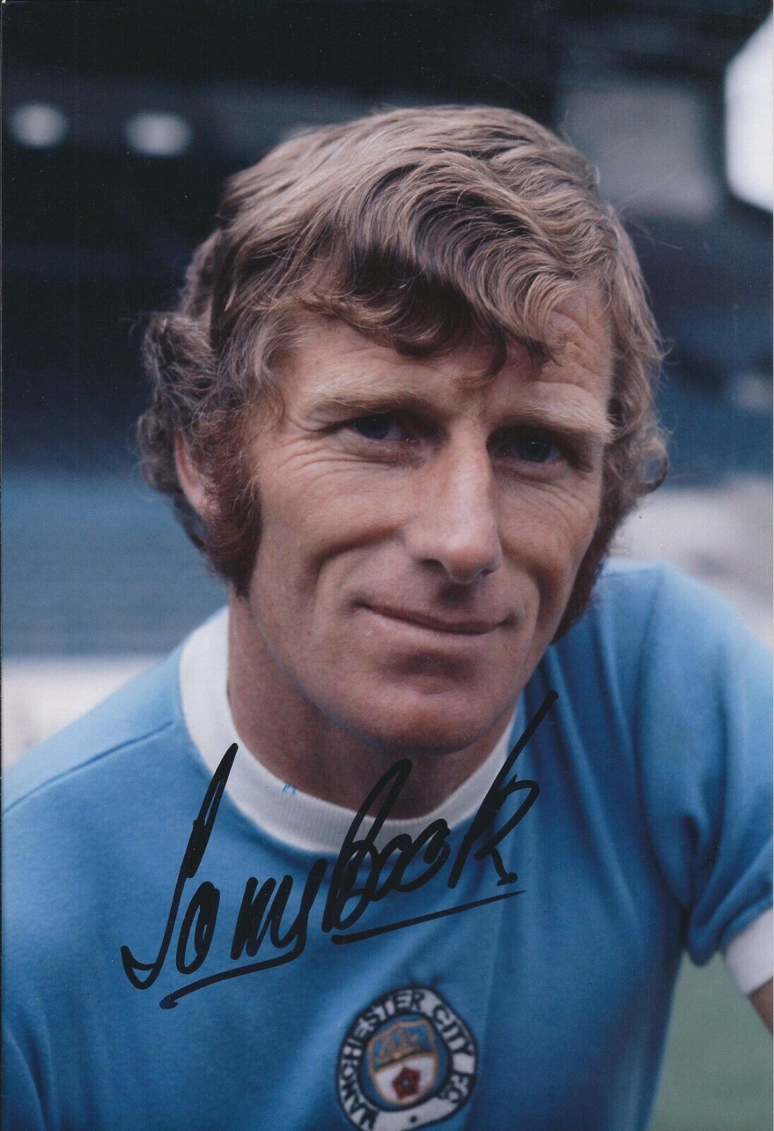 Tony BOOK Signed Autograph 12x8 Photo Poster painting AFTAL COA Manchester City Captain