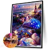 2Pcs/set Diamond Painting-5D Full Round Drill Fantasy Path(40*30 CM)