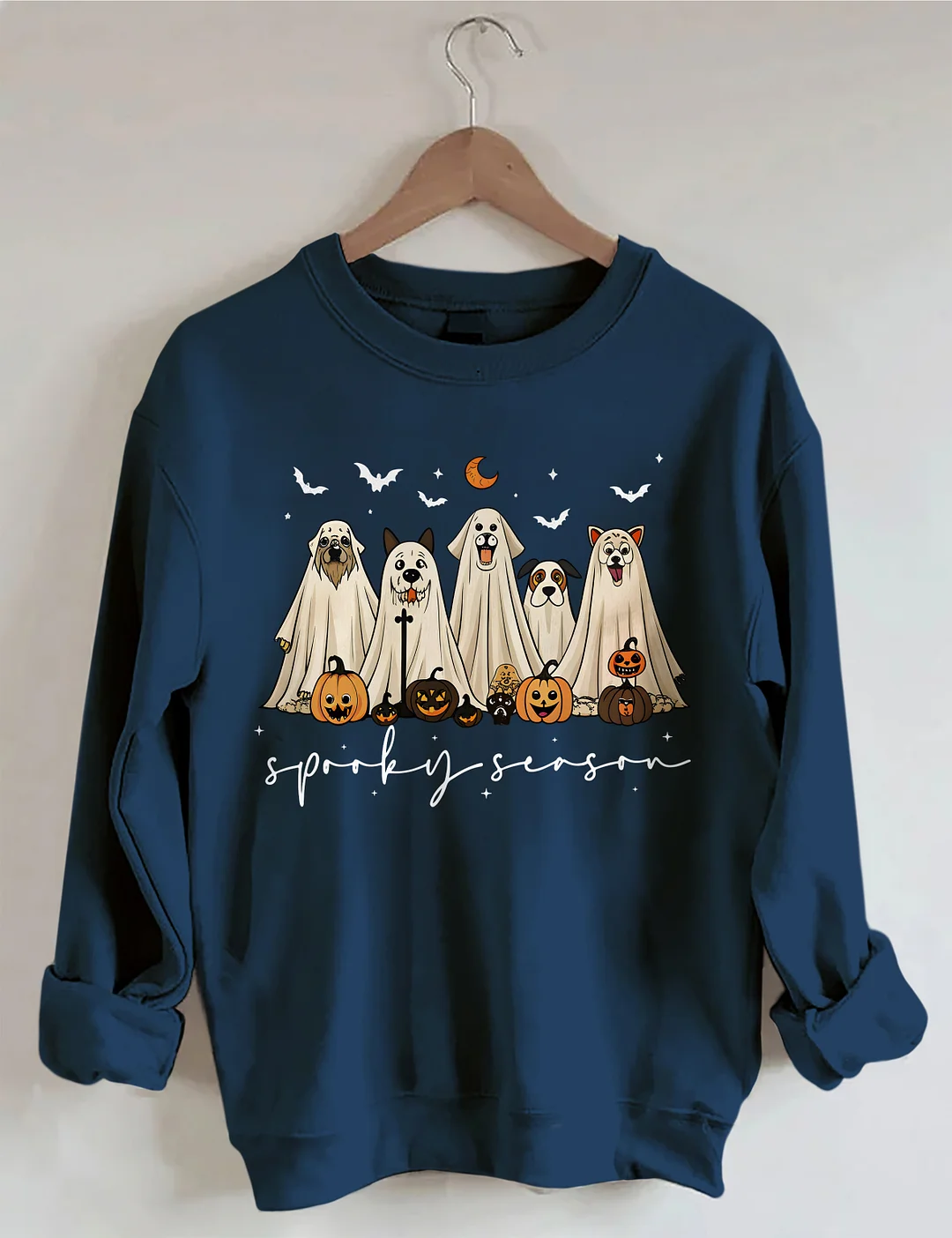 Retro Ghost Dog Sweatshirt