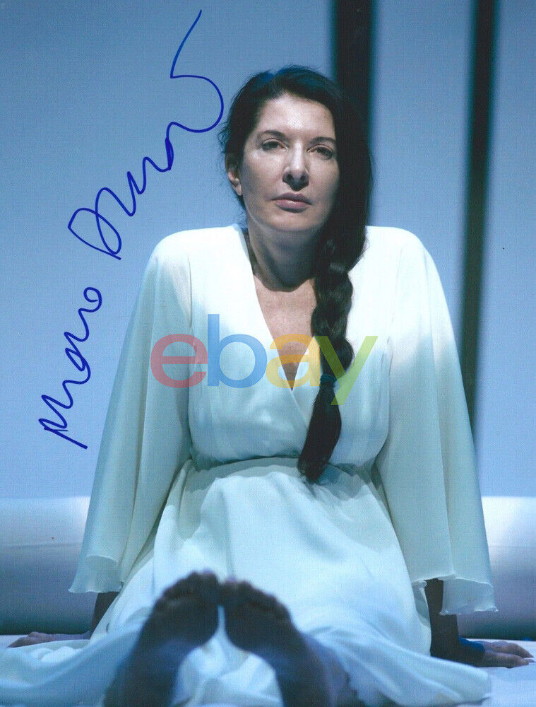 Marina Abramovic signed 8x10 Photo Poster painting - Performer Artist, Dance Performance Artist