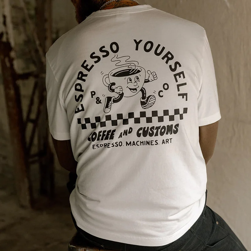 Fashion Cotton Print Short-sleeve Casual T-shirt