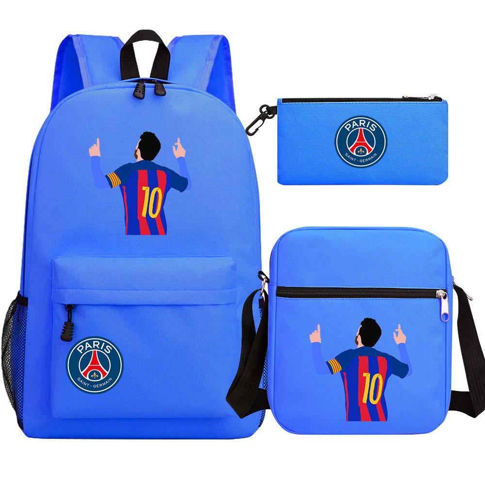 Mayoulove Lionel Messi Backpack Lightweight Design with Adjustable Straps for School Adventures-Mayoulove