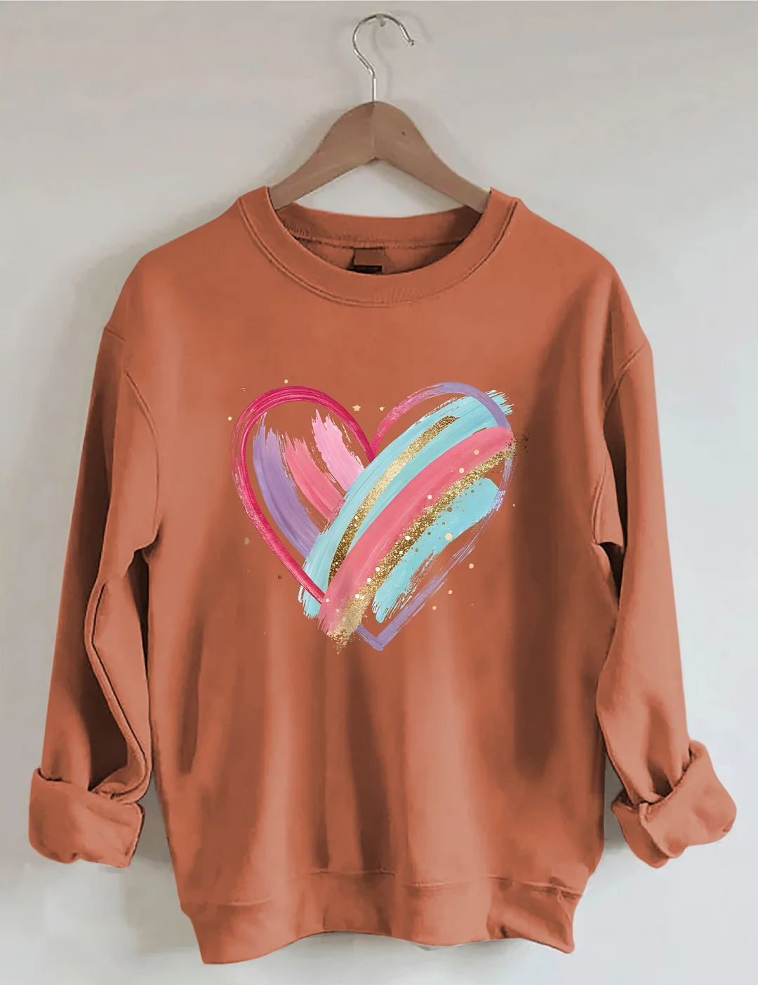 Valentines Day Heart Sweatshirt