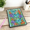 Butterfly 5D DIY Diamond Art Painting Notebook Kit 50 Pages A5 Rhinestone Art Painting Notebook Kit for Adults Beginners Holiday Birthday Gift