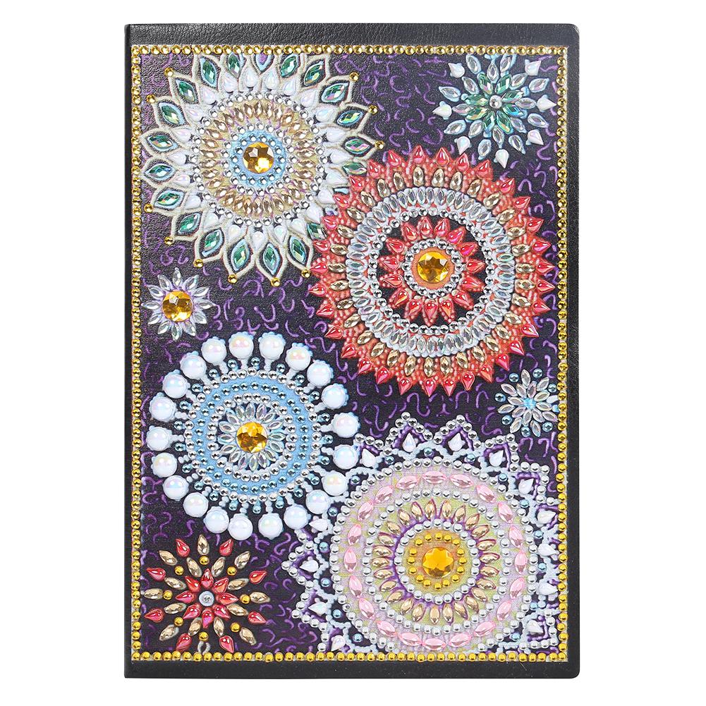 

Mandala-DIY Creative Diamond 50 Pages A5 Notebook, 501 Original