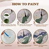 (US Only)Paint By Numbers Kit On Canvas DIY Oil Art Tulip Picture Home Wall Decor40x70cm