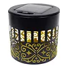 Solar Fence Lights Mandala Theme Waterproof Metal Solar Powered Deck Step Stair Lights for Garden Post Patio Decor Gifts for Women Mom
