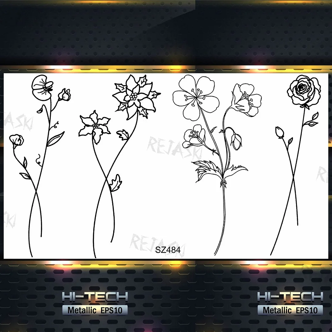 Black Little Dandelion Fashion Feet Temporary Tattoos For Women Adult Feather Spartan Realistic Fake Tattoo Body Art Tatoo Decal