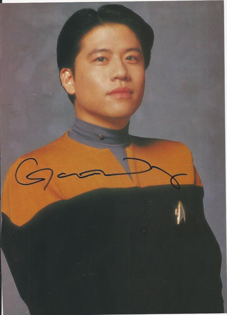 Garrett Wang - Star Trek VOY signed Photo Poster painting