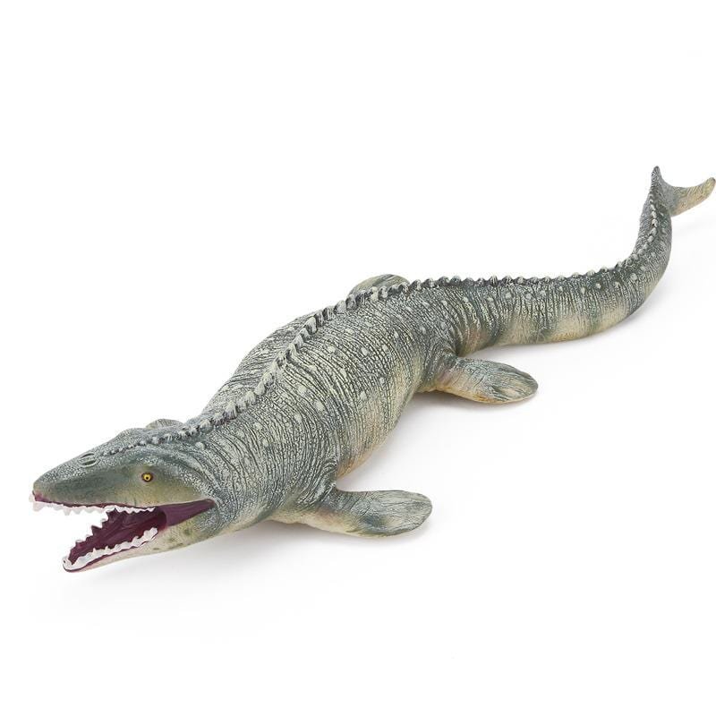 17‘’ Realistic Mosasaurus Dinosaur Soft Action Figure Model Toy Decor