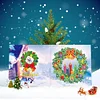 8pcs/set  DIY Diamond Painting Greeting Cards Christmas Postcards Kits