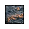Big And Small Sea Simple Modern Niche High-End Wave Bedside Decoration Flat Mural Ornaments