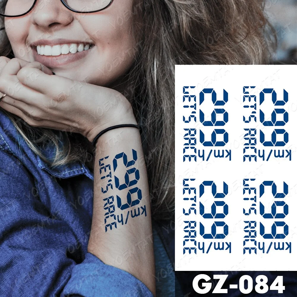 Sdrawing Lasting Ink Tattoos Body Art Waterproof Temporary Tattoo Sticker Butterfly Fairy Tatoo Arm Fake Feather Rose Swallow Tatto