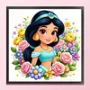 Jasmine-18CT Stamped Cross Stitch 30*30cm tapestrymarket