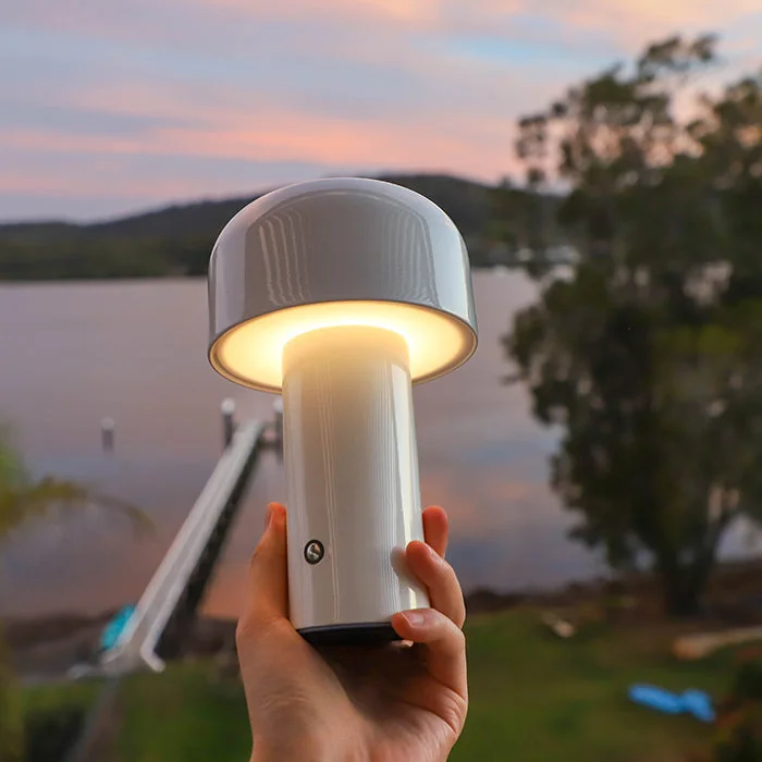 LED Creative Mushroom Rechargeable Table Lamp