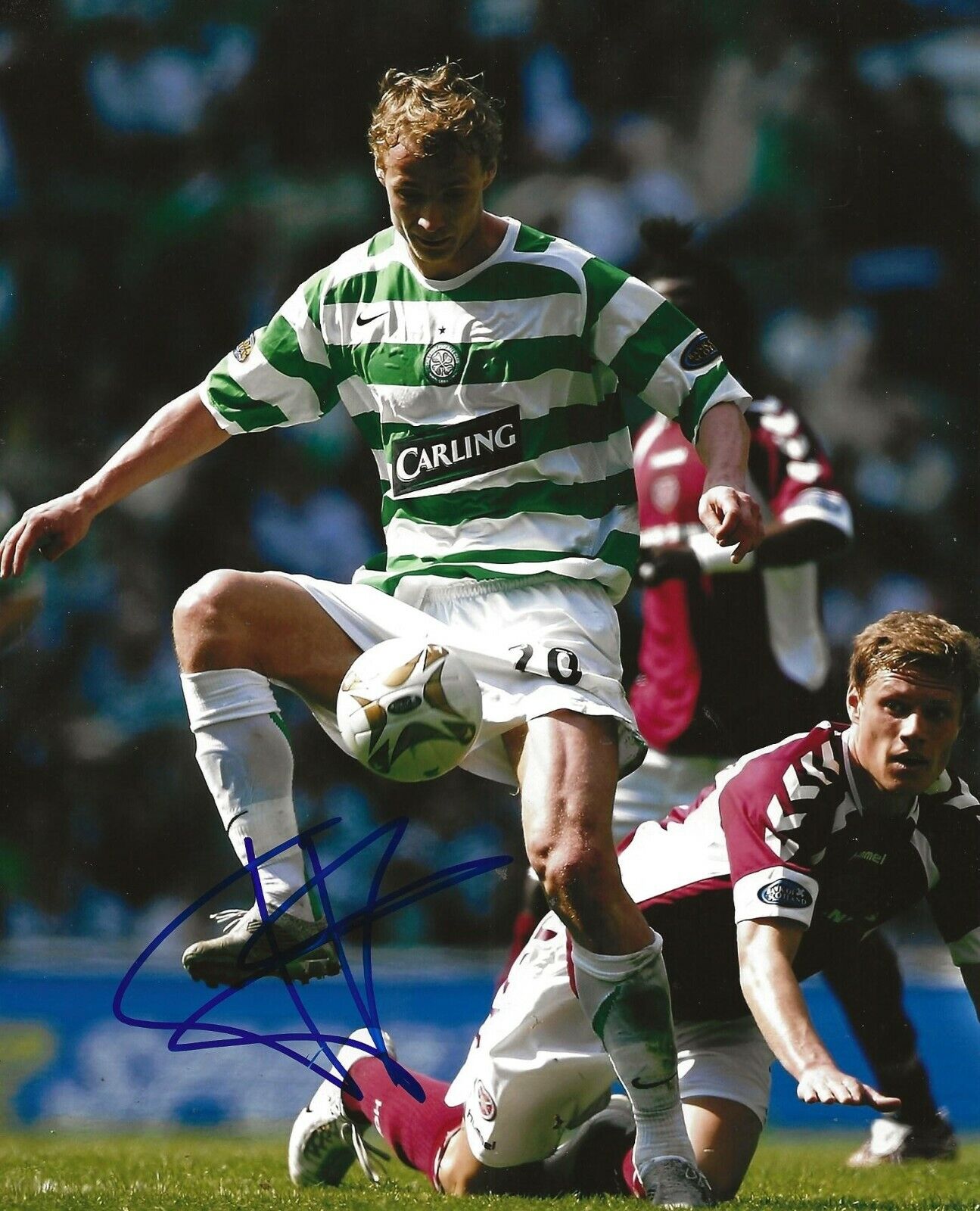 Jiri Jarosik signed Celtic F.C. Soccer 8x10 Photo Poster painting autographed 2