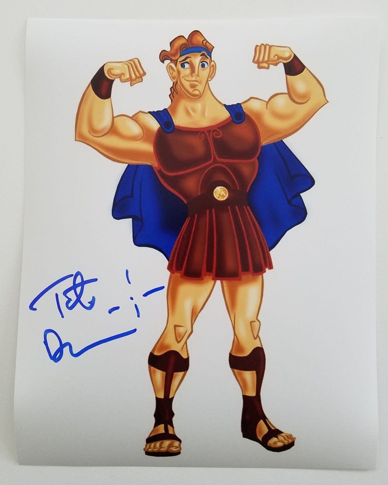 Tate Donovan Signed Hercules 8x10 Photo Poster painting Disney Voice Actor Friends Argo RAD