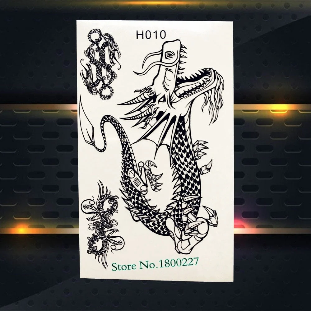 1PC Fashion Crystal Diamond Design Temporary Tattoo Sticker PAQ-003 Children Gifts Waterproof Tattoo Paste Black Navy Blue Tatto