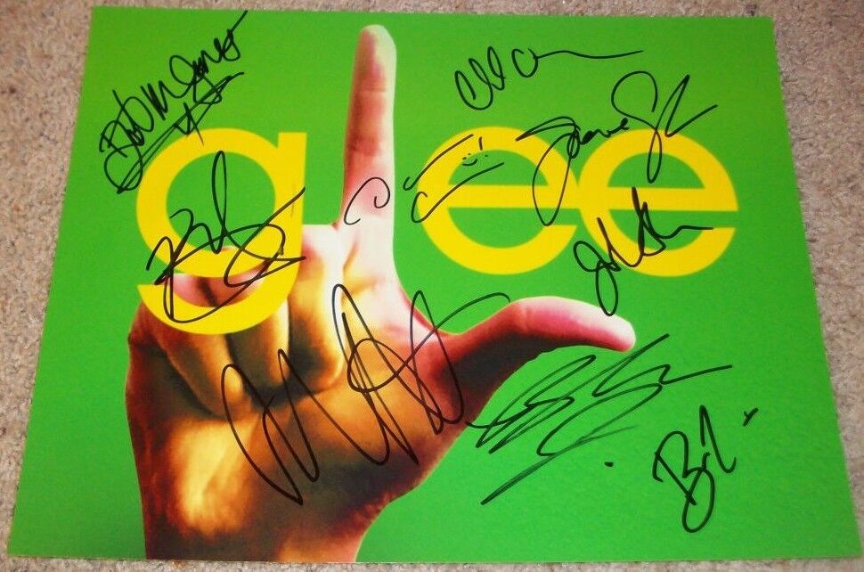 GLEE CAST X9 DARREN CRISS +8 SIGNED AUTOGRAPH 11x14 Photo Poster painting w/EXACT PROOF