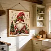 Stamped Cross Stitch Kit for Adults Christmas Gnome 11CT 45x45cm tapestrymarket