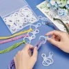 (US Only)40Pcs Acrylic Cross Stitch Threading Board Floss Bobbins for Cross Cotton (1)