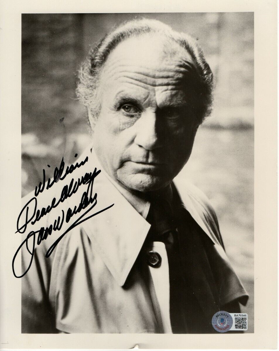 Jack Warden Signed Autographed 8X10 Photo Poster painting Shampoo Brian's Song BAS BA70346