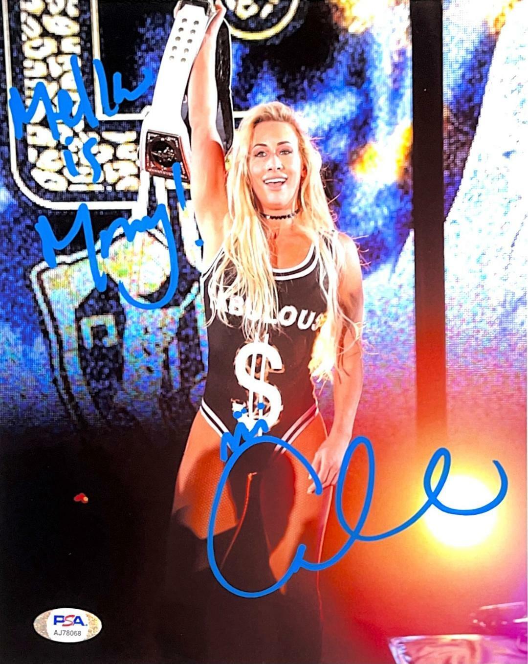 WWE CARMELLA HAND SIGNED AUTOGRAPHED 8X10 Photo Poster painting WITH PROOF AND PSA DNA COA 78