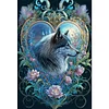 (50*70cm)Wolves - Full Round Drill Diamond Painting