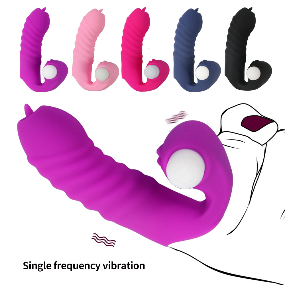Tongue Licking Finger Cover Masturbator