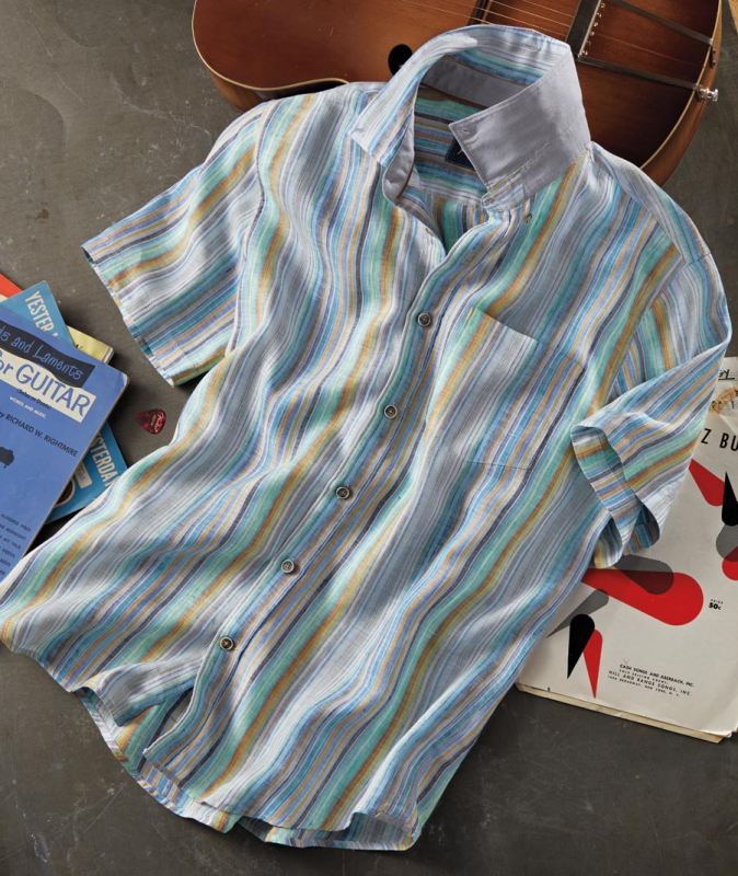 Men's Retro Posing Short Sleeve Shirt