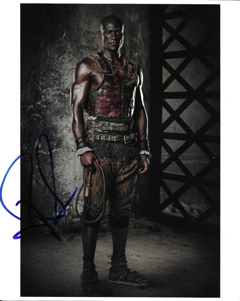 Peter Mensah Spartacus autographed Photo Poster painting signed 8x10 #3 Doctore Oenomaus