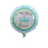 20PCS Baby Elements Babyshower Aluminum Film Balloons Gender Reveal Baptism Decors