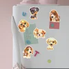 6Pcs Diamond Painting Dog Magnets Refrigerator for Adults Kids