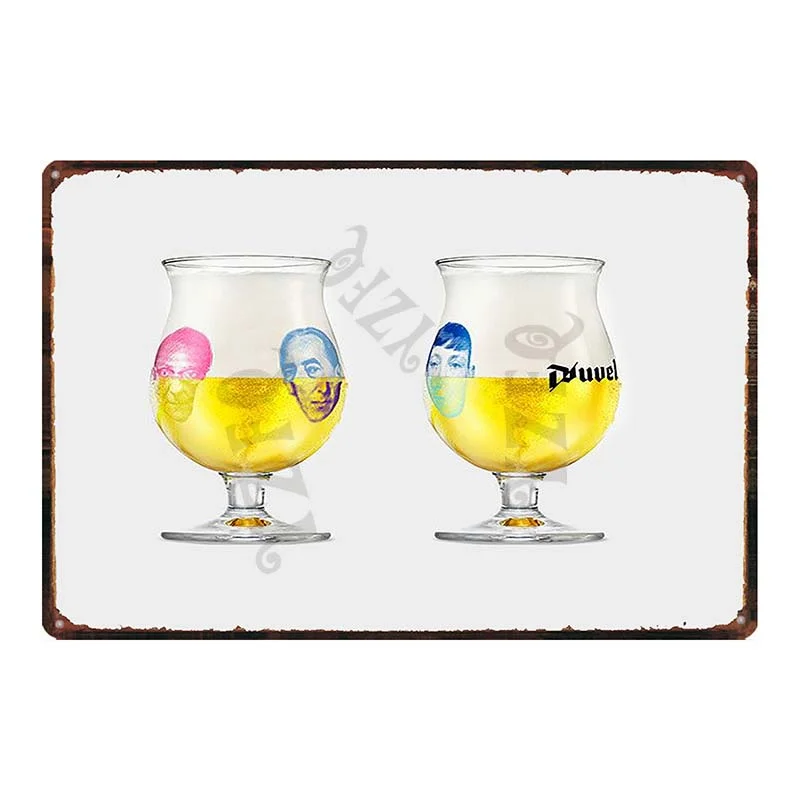 Athvotar Metal Painting Tin Sign Wall Bar Cafe Home Art Kitchen Decor Living Room 30X20CM DU-6599A