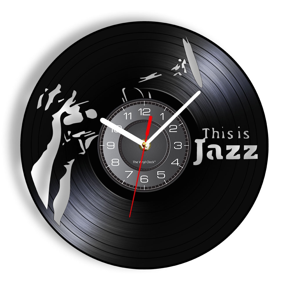 

Jazz Band Crafts - Vinyl Record Wall Clock - Without LED, 501 Original