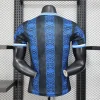 Player Version 2025-2026 Inter Milan Black and Blue  with Snake DesignShirt
