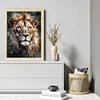 (Stamped/Counted) Watercolor Lion-11CT/14CT Cross Stitch 40*53cm