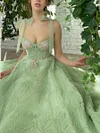 Sage Green Sweetheart Bodice Ruched Prom Dress Ribbon Strap A Line Corset Ball Gown Tea Length Bridesmaids Robe Fairycore Cottagecore