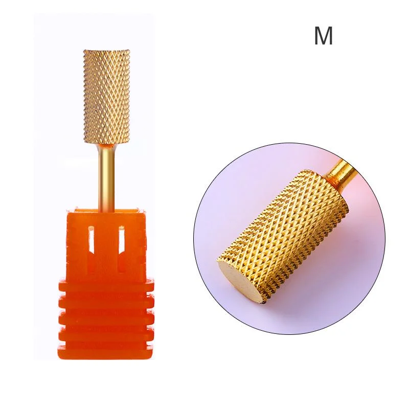 1 Pc Nail Drill Bit Multi-size Silver Manicure Nail Art Tool Electric Manicure Machine Device-Nail Inspo