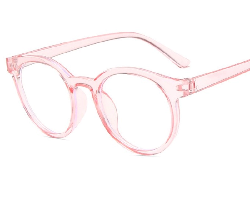 Minimalist Solid Color Ac Round Frame Full Frame Optical Glasses