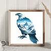 Eagle Landscape-Full Round Diamond Painting 